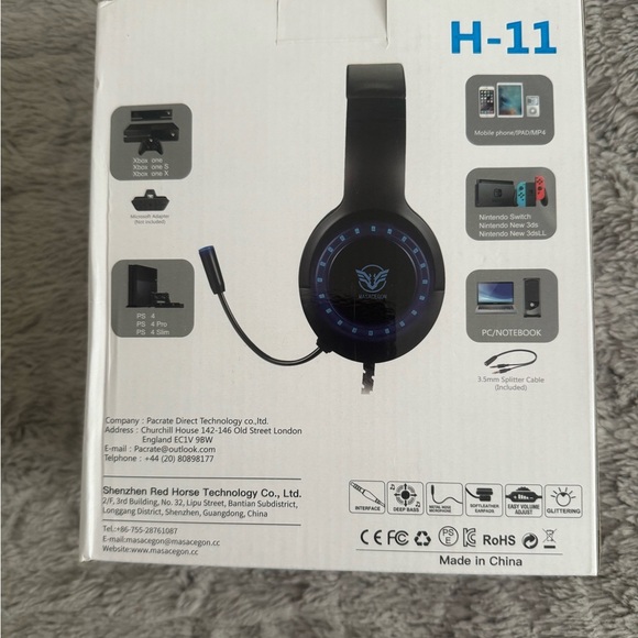 Blue Gaming Headset H-11 (NIB) - Picture 4 of 6
